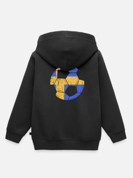 Schweden Schwedisch - Kinder Premium Organic Hoodie - Schwarz