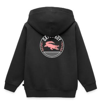 Gator Boy - Sweat Premium à capuche enfant bio - noir - Dos - AI Model Kid Male (0cm)