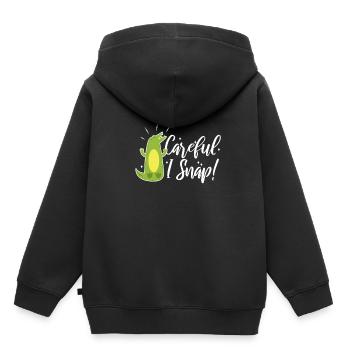 Careful i snap alligator - Kids Premium Organic Hoodie - black - Back - AI Model Kid Male (0cm)
