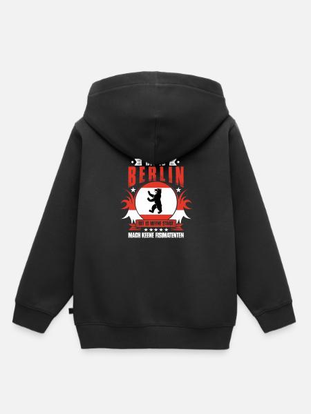 Dit is Berlin / Geschenk Berliner Hauptstadt - Kinder Premium Organic Hoodie - Schwarz