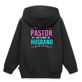 Pasteur - Sweat Premium à capuche enfant bio - noir - Dos - AI Model Kid Male (0cm)