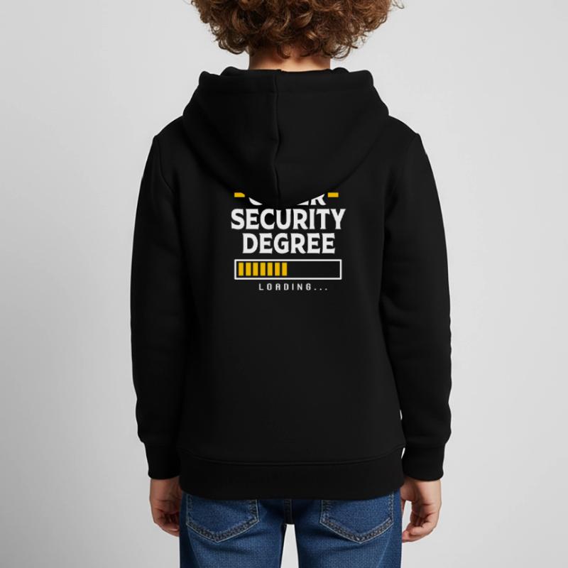 Cybersecurity Cyber Programmierer Hacker Kinder Premium Organic Hoodie