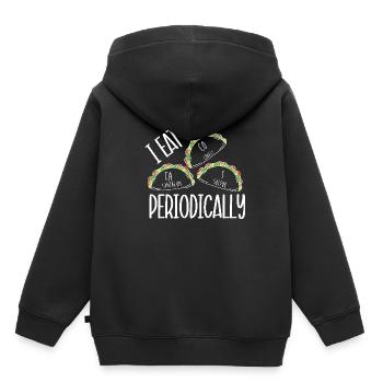Tableau périodique - Sweat Premium à capuche enfant bio - noir - Dos - AI Model Kid Male (0cm)