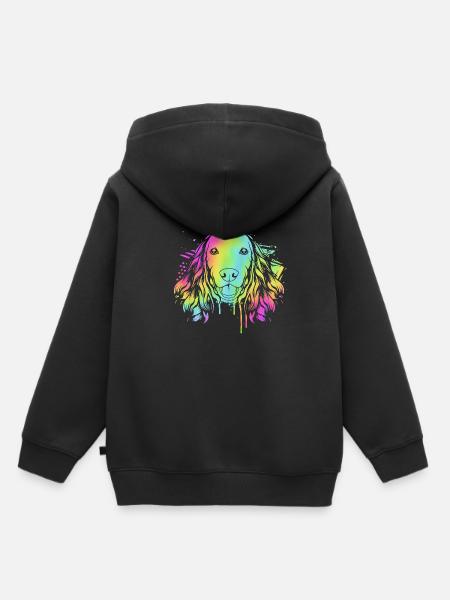 Cocker Spaniel - Kinder Premium Organic Hoodie - Schwarz