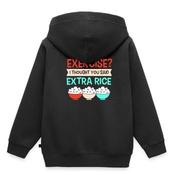 Philippinisch Philippinen - Kinder Premium Organic Hoodie - Schwarz - Hinten - AI Model Kid Male (0cm)