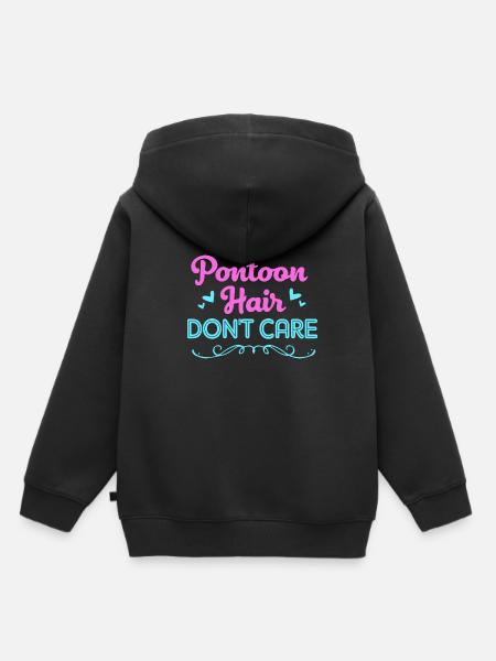 Pontonboot Boot Boote - Kinder Premium Organic Hoodie - Schwarz