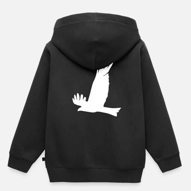 aigle - Sweat Premium à capuche enfant bio - noir