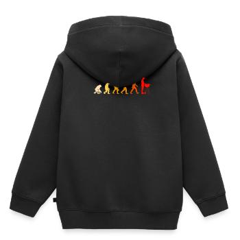 BBQ Evolution - Barbecue, grillen, Grill - Kinder Premium Organic Hoodie - Schwarz - Hinten - AI Model Kid Male (0cm)
