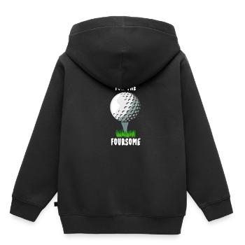 Golf Golf Golfeur Drôle - Sweat Premium à capuche enfant bio - noir - Dos - AI Model Kid Male (0cm)