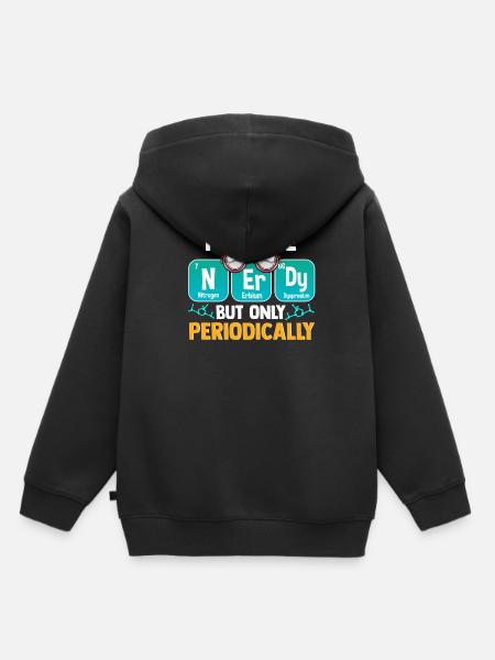 Nerd Periodensystem - Kinder Premium Organic Hoodie - Schwarz