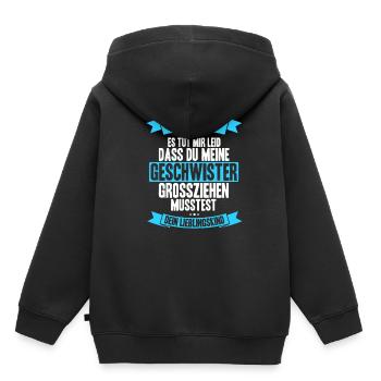 Papa Es Tut Mir Leid Papas Liebling Geschenk Liebl - Kinder Premium Organic Hoodie - Schwarz - Hinten - AI Model Kid Male (0cm)