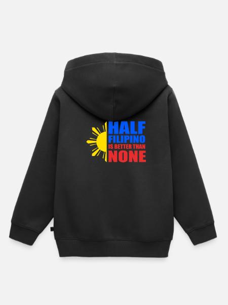 Philippinisch Philippinen - Kinder Premium Organic Hoodie - Schwarz