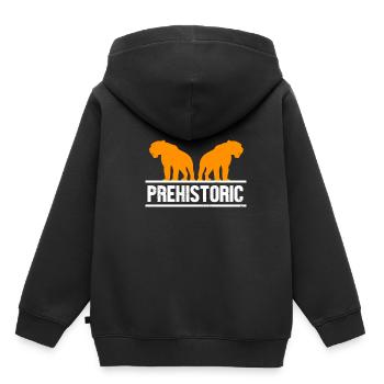 Sabre-toothed tiger - Kids Premium Organic Hoodie - black - Back - AI Model Kid Male (0cm)