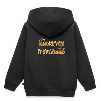 Verhaltenstherapie Therapie Verhalten - Kinder Premium Organic Hoodie - Schwarz - Hinten - AI Model Kid Male (0cm)