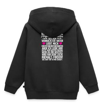 perfekte Tocher Vater Liebe bester Freund - Kinder Premium Organic Hoodie - Schwarz - Hinten - AI Model Kid Male (0cm)