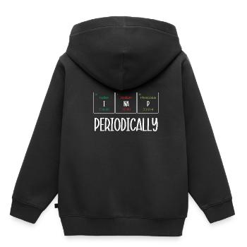 Tableau périodique - Sweat Premium à capuche enfant bio - noir - Dos - AI Model Kid Male (0cm)