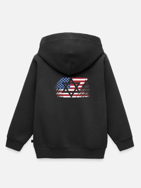 Chanukkah - Kinder Premium Organic Hoodie - Schwarz