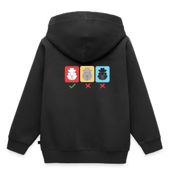 Cybersecurity Cyber Programmierer Hacker - Kinder Premium Organic Hoodie - Schwarz - Hinten - AI Model Kid Male (0cm)