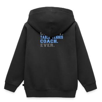 Table tennis coach Coach funny saying gift - Kids Premium Organic Hoodie - black - Back - AI Model Kid Male (0cm)