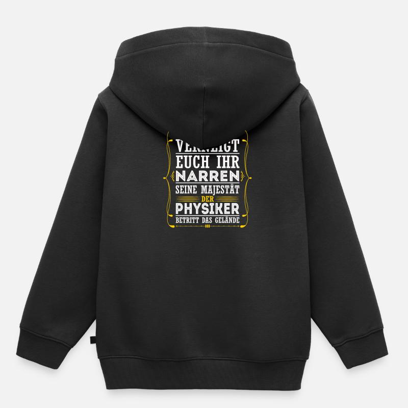 Physiker - Kinder Premium Organic Hoodie - Schwarz