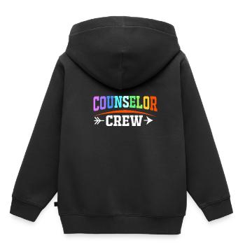 Schulpsychologe Psychologe Psychotherapeut - Kinder Premium Organic Hoodie - Schwarz - Hinten - AI Model Kid Male (0cm)
