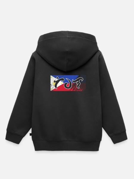 Philippinisch Philippinen - Kinder Premium Organic Hoodie - Schwarz