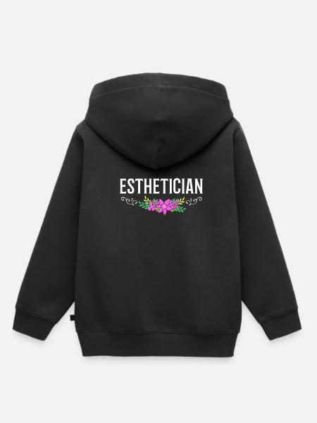 Kosmetikerin - Kinder Premium Organic Hoodie - Schwarz