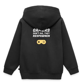 Gamer - Kids Premium Organic Hoodie - black - Back - AI Model Kid Male (0cm)