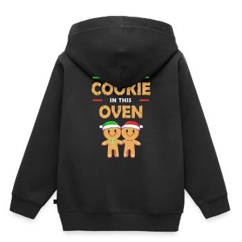Révélation du sexe de Noël - Sweat Premium à capuche enfant bio - noir - Dos - AI Model Kid Male (0cm)
