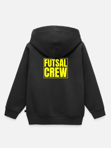 Futsal Crew Geschenk - Kinder Premium Organic Hoodie - Schwarz