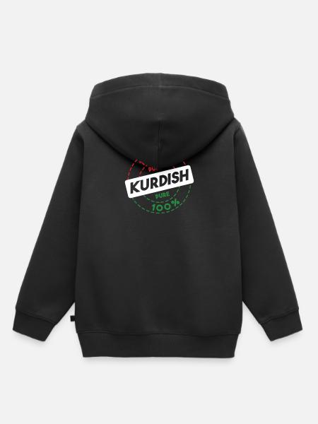Kurdistan - Kinder Premium Organic Hoodie - Schwarz