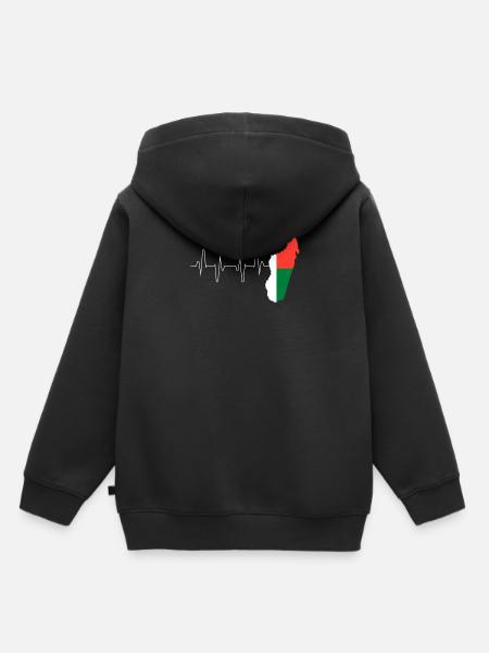 Madagaskar - Kinder Premium Organic Hoodie - Schwarz