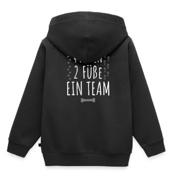 Cooler Hunde Spruch | Geschenkidee Hundebesitzer - Kinder Premium Organic Hoodie - Schwarz - Hinten - AI Model Kid Male (0cm)