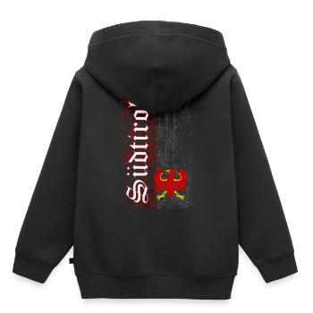 Tyrol du Sud - Sweat Premium à capuche enfant bio - noir - Dos - AI Model Kid Male (0cm)