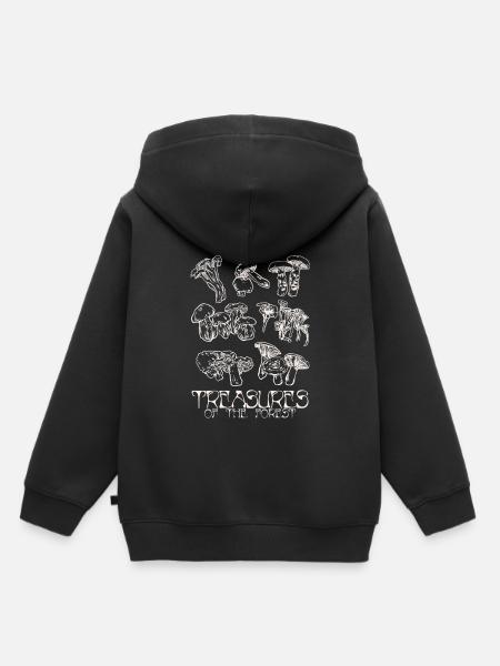 SCHÄTZE DES WALDES - Kinder Premium Organic Hoodie - Schwarz