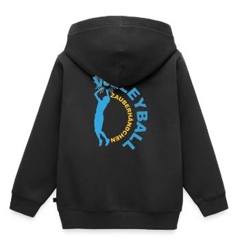 VolleyBall (ZauberHand-Edition) - Kids Premium Organic Hoodie - black - Back - AI Model Kid Male (0cm)