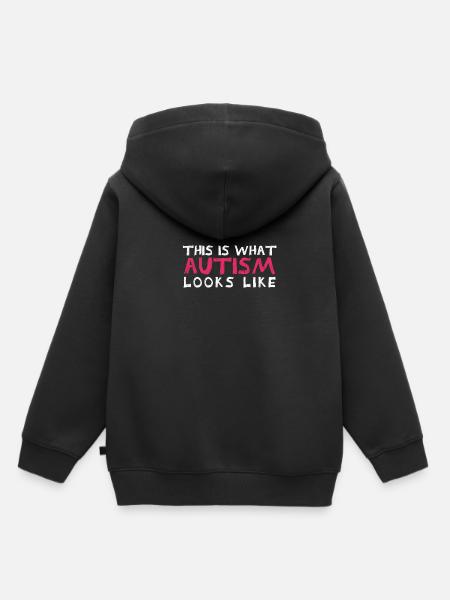 autisme - Kinder Premium hoodie biologisch - zwart