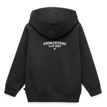Prinzessin auf der Erbse - Kinder Premium Organic Hoodie - Schwarz - Hinten - AI Model Kid Male (0cm)