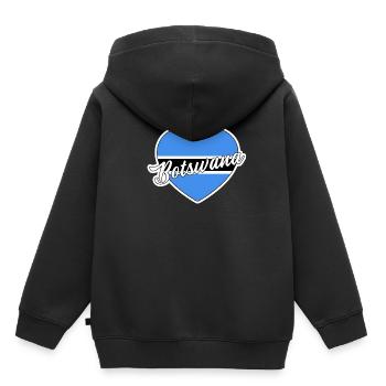 Botswana - Kinder Premium Organic Hoodie - Schwarz - Hinten - AI Model Kid Male (0cm)