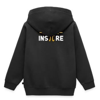 J'enseigne à inspirer Pi - Sweat Premium à capuche enfant bio - noir - Dos - AI Model Kid Male (0cm)