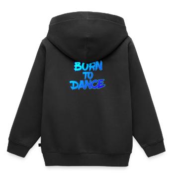 Born to Dance - Kinder Premium Organic Hoodie - Schwarz - Hinten - AI Model Kid Male (0cm)