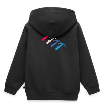 Vintage Retro Armbrust-Schütze Geschenk - Kinder Premium Organic Hoodie - Schwarz - Hinten - AI Model Kid Male (0cm)