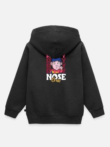 Stuffy Nose Crew Shirt Geschenk - Kinder Premium Organic Hoodie - Schwarz