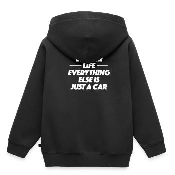 Cadeaux Bimmer Auto M Tuning Tuner Jantes - Sweat Premium à capuche enfant bio - noir - Dos - AI Model Kid Male (0cm)