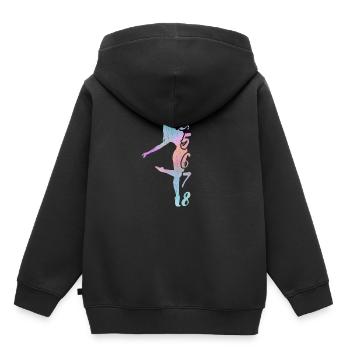 Tanzen Tanzlehrer & 5 6 7 8 Standard Tanz Geschenk - Kinder Premium Organic Hoodie - Schwarz - Hinten - AI Model Kid Male (0cm)