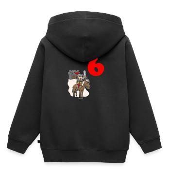 Knight child 6 years - Kids Premium Organic Hoodie - black - Back - AI Model Kid Male (0cm)