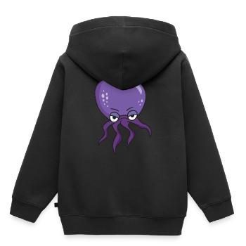 Octopus Giant octopus inkfish tentacle sea - Kids Premium Organic Hoodie - black - Back - AI Model Kid Male (0cm)
