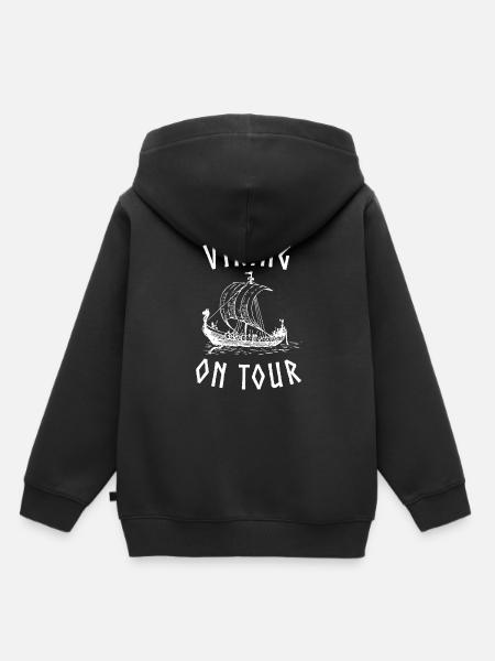 Wikinger Frühmittelalter Reenactment - Kinder Premium Organic Hoodie - Schwarz