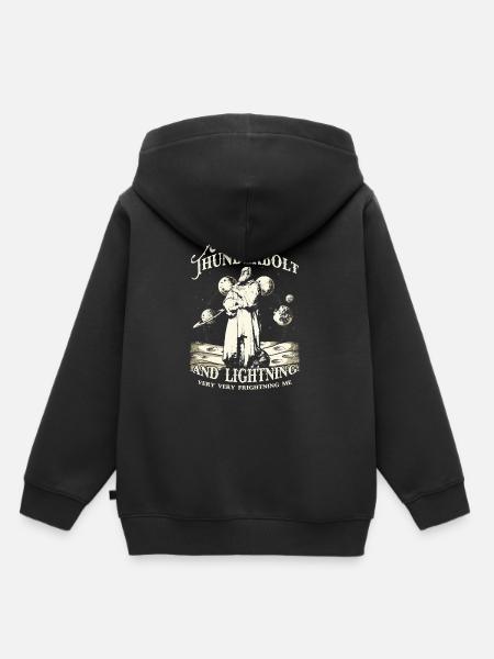 Thunderbolt and Lightning - Kinder Premium Organic Hoodie - Schwarz