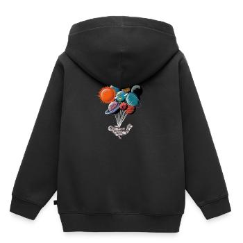 Astronaute de l'espace - Sweat Premium à capuche enfant bio - noir - Dos - AI Model Kid Male (0cm)